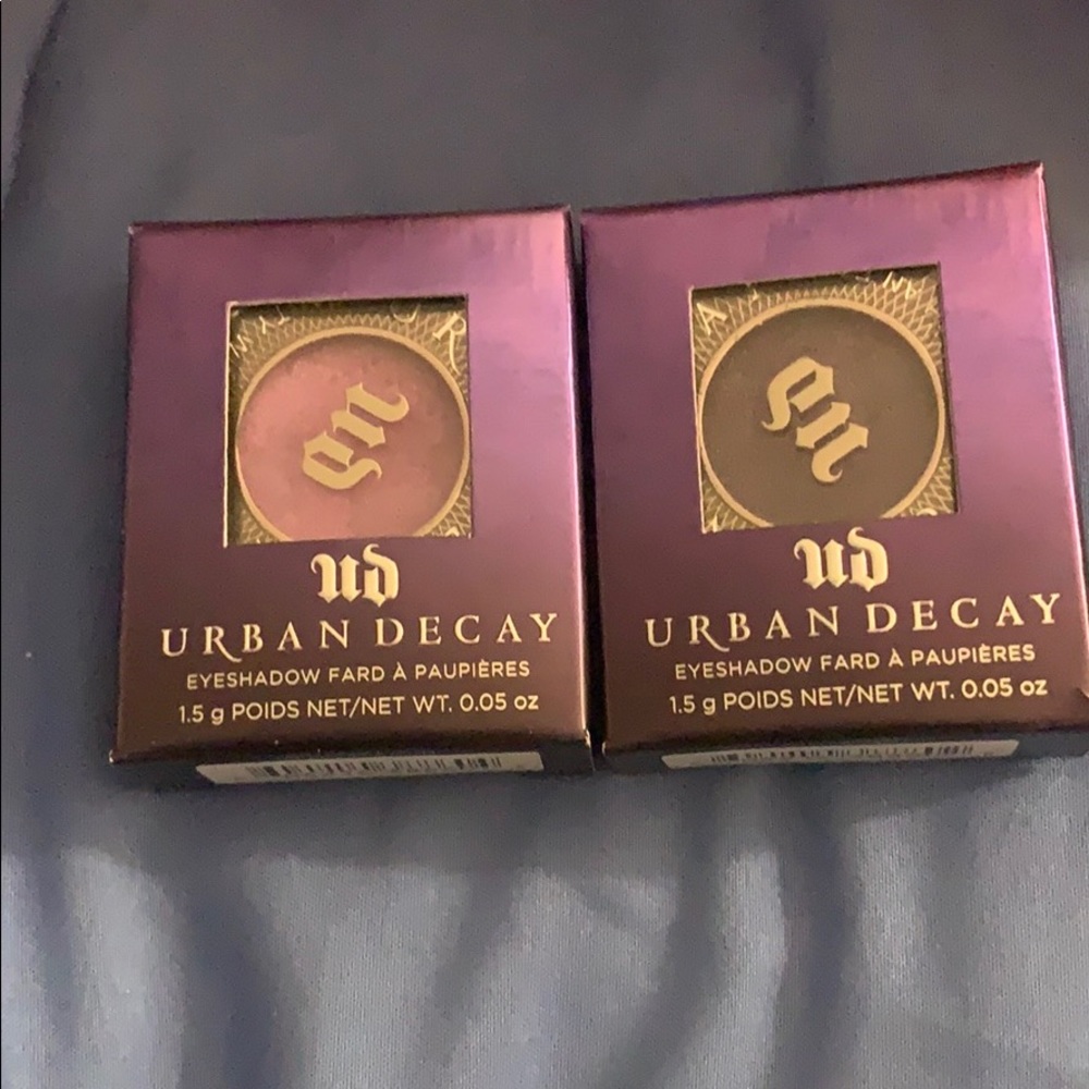 Two urban decay eyeshadows